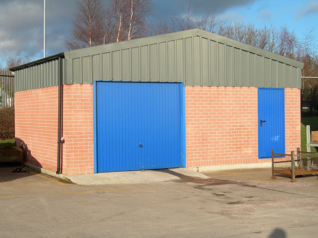 A large industrial building
